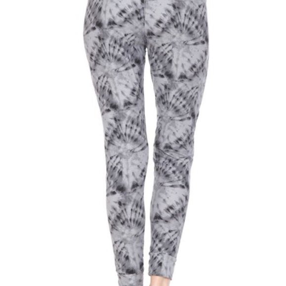 LOVEIT Full Size Printed Drawstring Waist Leggings - Picture 2 of 5